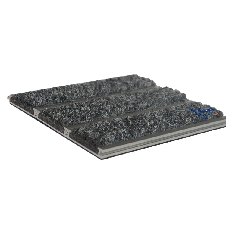 Interlocking low base aluminum entrance mat MS-960